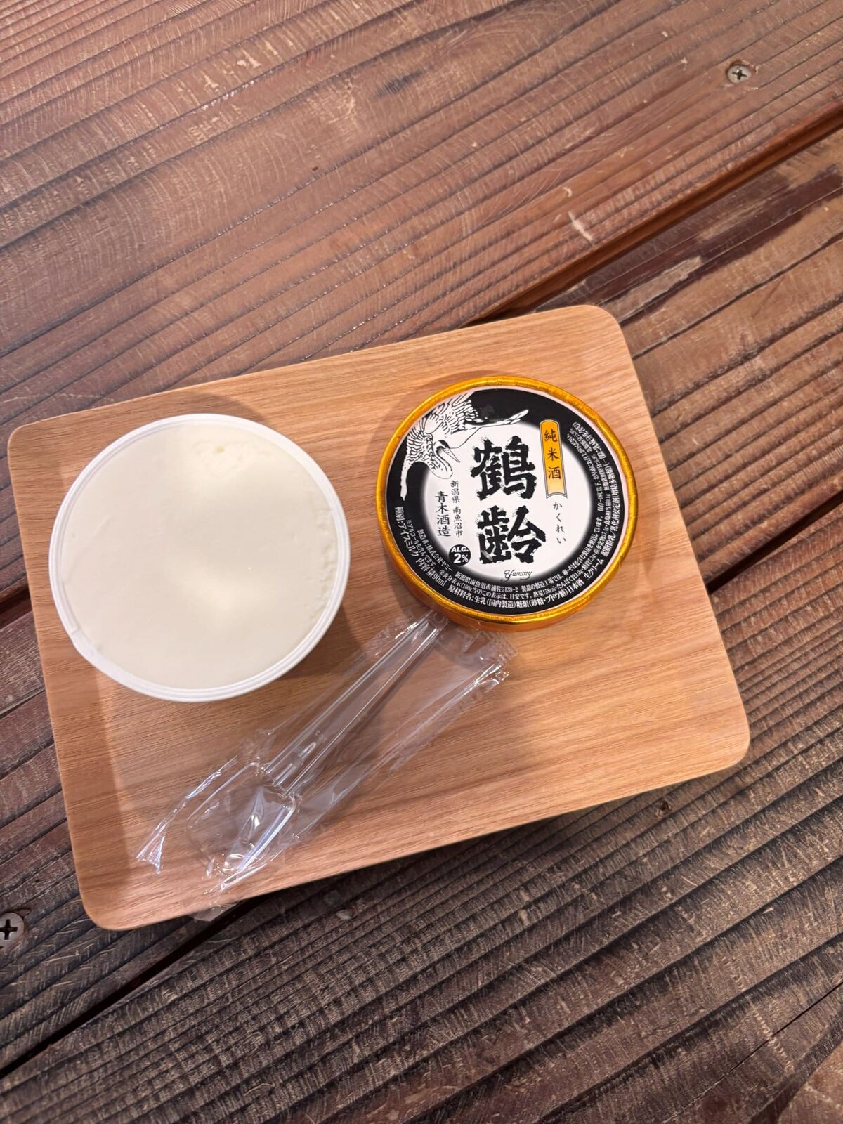 たつのや商店の鶴齢 純米酒のアイス