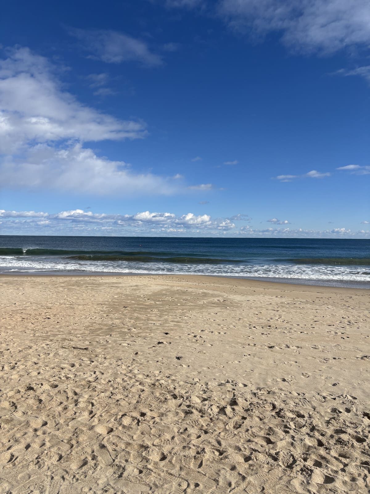 久慈浜海水浴場の海岸風景