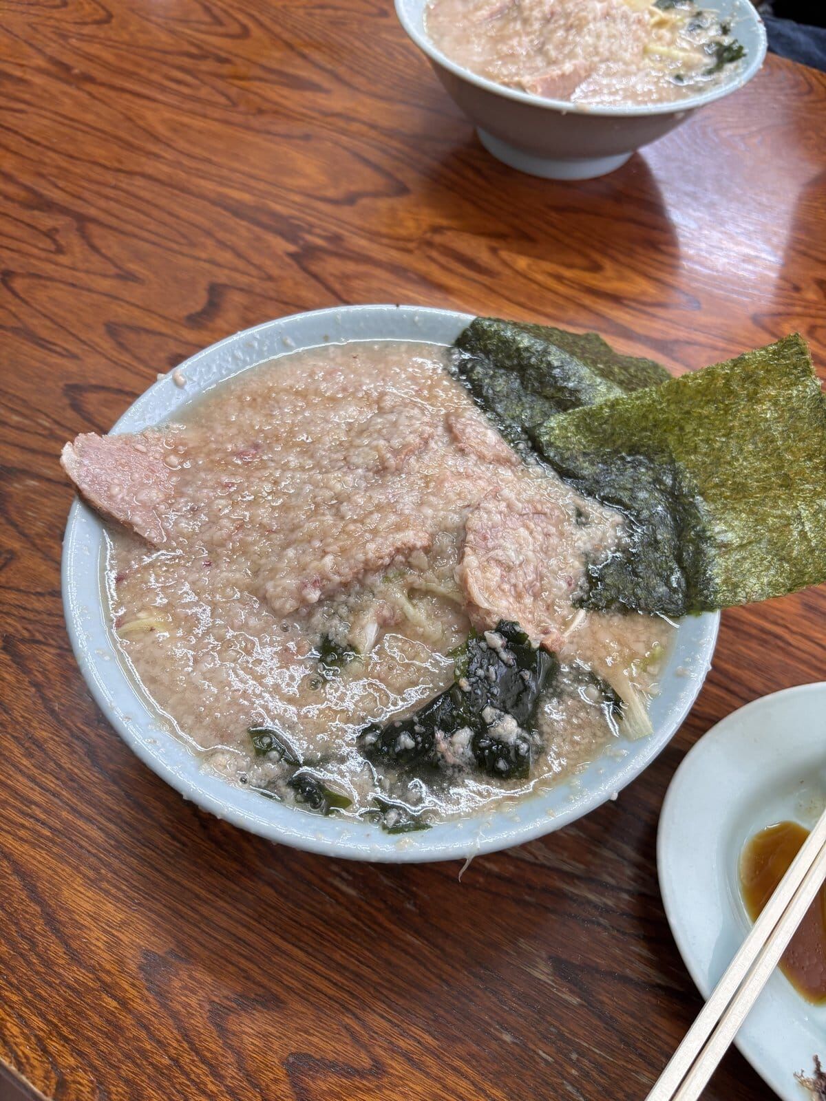 こってり系スープのラーメン